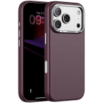 CORTINA MagSafe Case for iPhone 18 Pro Case, Raised Camera Guard, Anti-Scratch, Non-Slip, Metal Buttons - Burgundy