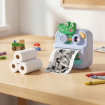 Thermal Paper Roll for Instant Camera (Pack of 3 Rolls, 56x23mm) - White - تصویر 2