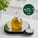 Digital Kitchen Scale, 5 kg/11 lbs Max Capacity, Mutli-Unit Support - Silver - تصویر 5