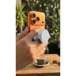 Mag Pop Magnetic Phone Grip - Multi-Angle Stand, Silver - تصویر 3