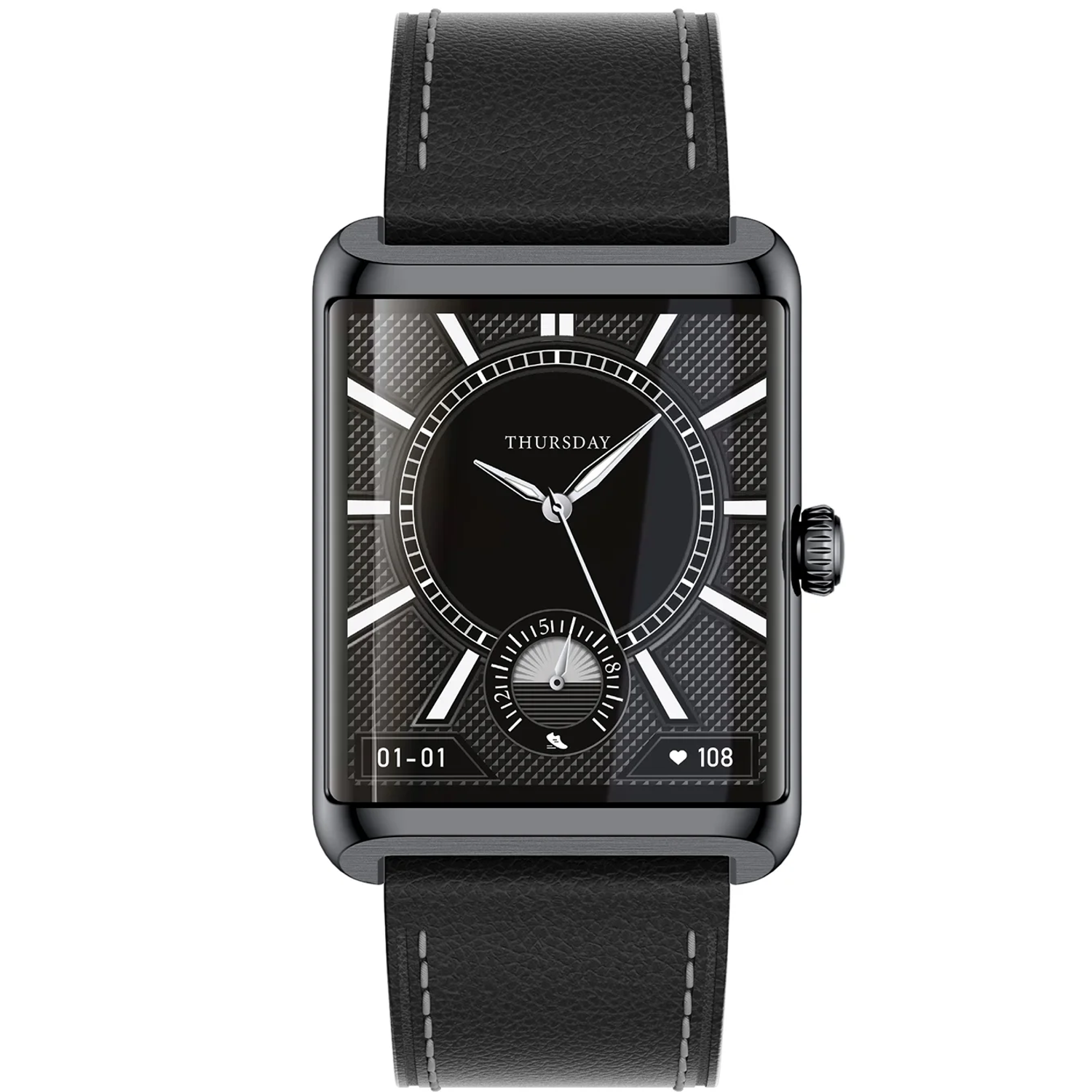 Prime Smart Watch 1.41'' Amoled Display, IP68 Waterproof, 24/7 Health Monitoring, Voice Assistant - Black Prime Smart Watch 1.41'' Amoled Display, IP68 Waterproof, 24/7 Health Monitoring, Voice Assistant - Black - تصویر 1