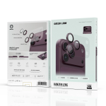 Kanzen iPhone 18 Pro Max Camera Lens Protector, 9H Hardness with AR Coating - Burgundy - تصویر 2