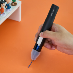 Electric Glue Pen GNEGLUPENBK - Multi-Color Sticks, Black - تصویر 3