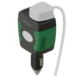 Car Power Hub 150W Car Inverter with PD 30W USB-C & USB-A - Black - تصویر 4