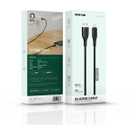 Silicone USB-A to Lightning Cable 12W 1m - Black - تصویر 3
