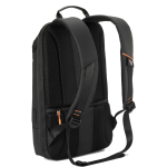 Laptop Backpack PDX533 - Water-Resistant PU, USB-C Port, Black/Orange - تصویر 11