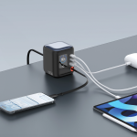 Travel Adapter Centurion GNCEN100ADBK - 100W GaN, Black - تصویر 3