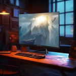 Gaming Monitor PDX523BK - 32" QHD 180Hz, Black - تصویر 3