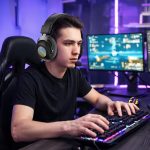 Gaming Headset Infinity Mirror RGB - Detachable Mic, Black - تصویر 2