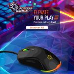 Gaming Mouse PDX322 - 7200 DPI, RGB, Black - تصویر 3