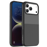 NICE MagSafe CASE for iPhone 18 Pro Max with Metal Buttons, Anti-Slip Texture - Black