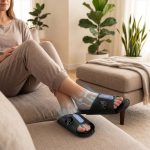 EMS Foot Massage Slippers GNEMSSLPR5BK - 7 Modes, Black - تصویر 2
