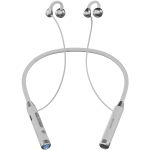 Clip Fit OWS Neckband Earbuds, 30 Hours Playtime, Bluetooth V5.4, TF Card Playback, Built-In Flashlight - White - تصویر 3