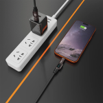 4-in-1 Silicone Cable - 1.2M, Digital Display, Black - تصویر 2