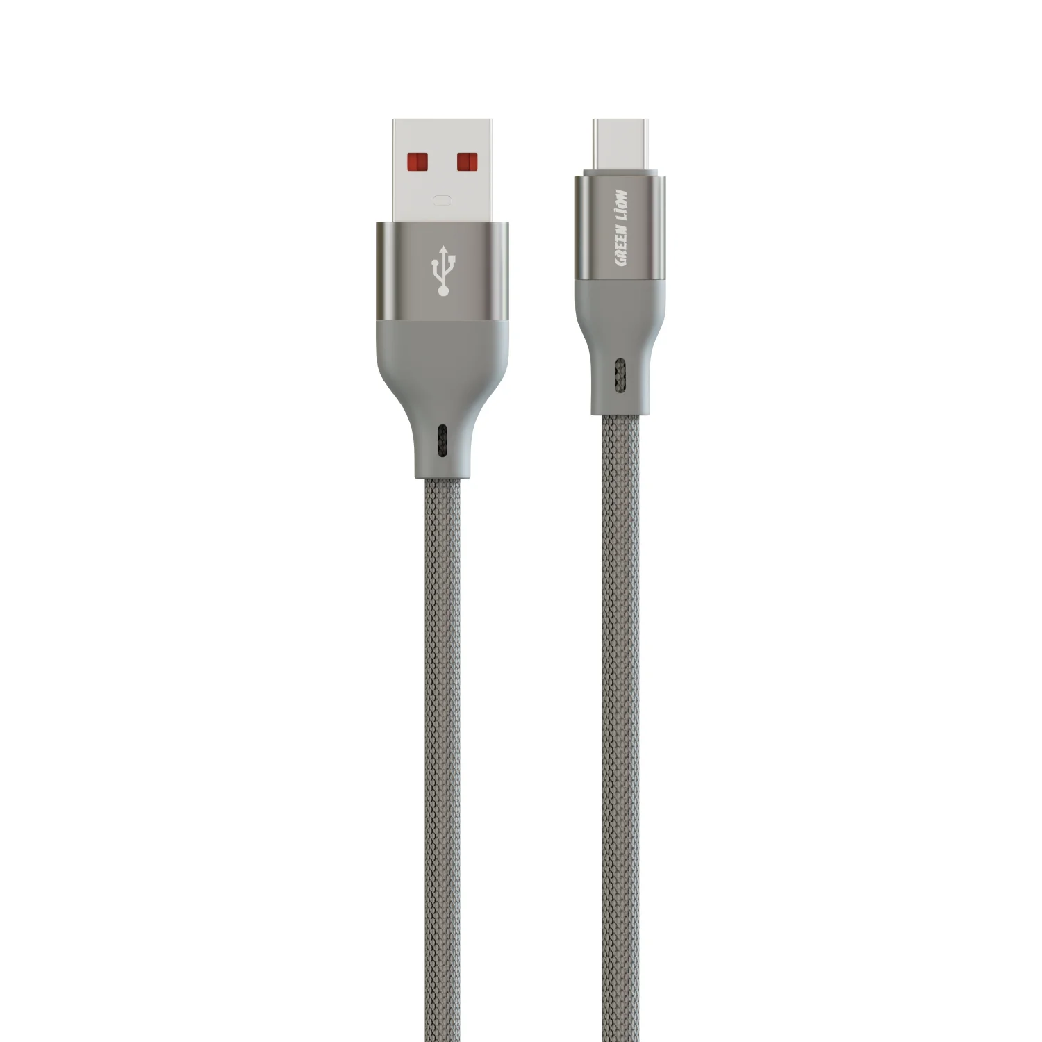 USB-A to USB-C Braided Cable GNBRCAUA2CGY - 60W, Grey USB-A to USB-C Braided Cable GNBRCAUA2CGY - 60W, Grey - تصویر 1