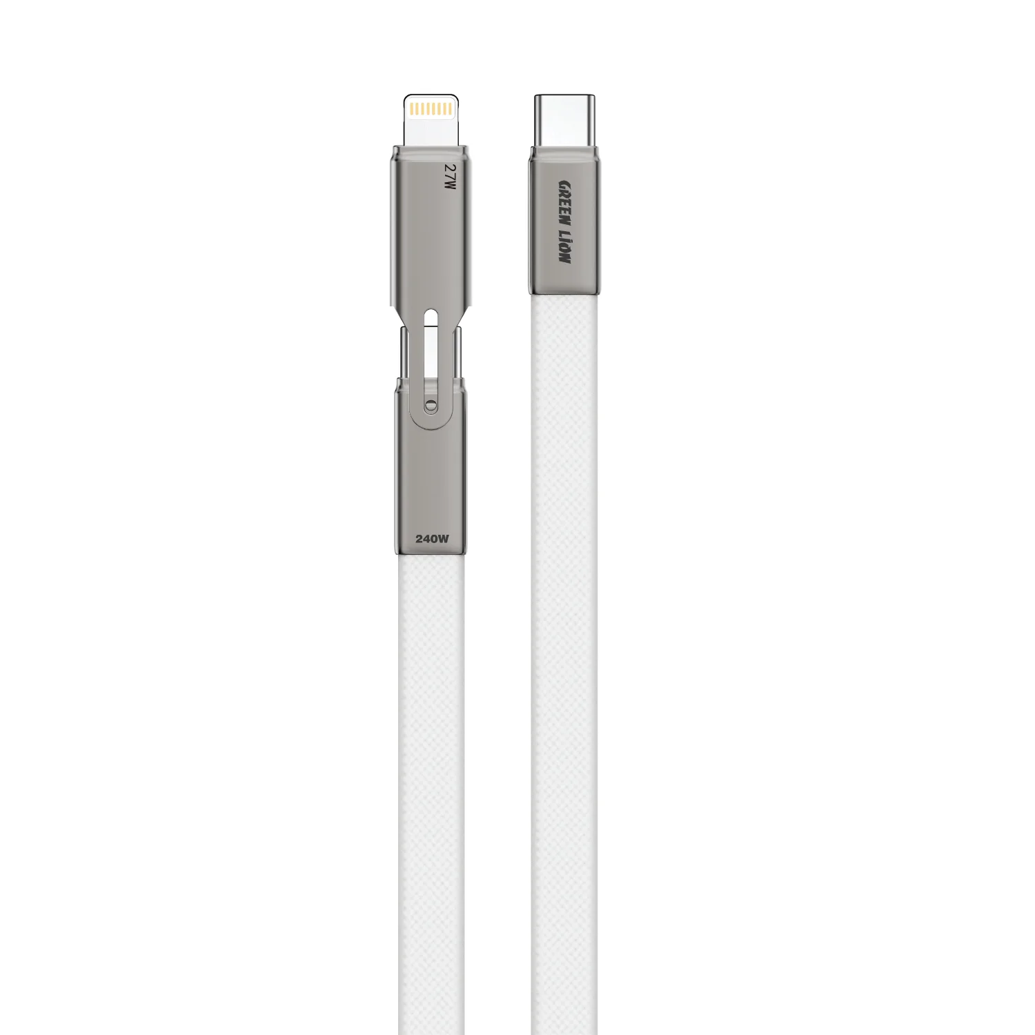 Data Cable GN2N1ULT12MWH - 2-in-1 USB-C/Lightning, White Data Cable GN2N1ULT12MWH - 2-in-1 USB-C/Lightning, White - تصویر 1