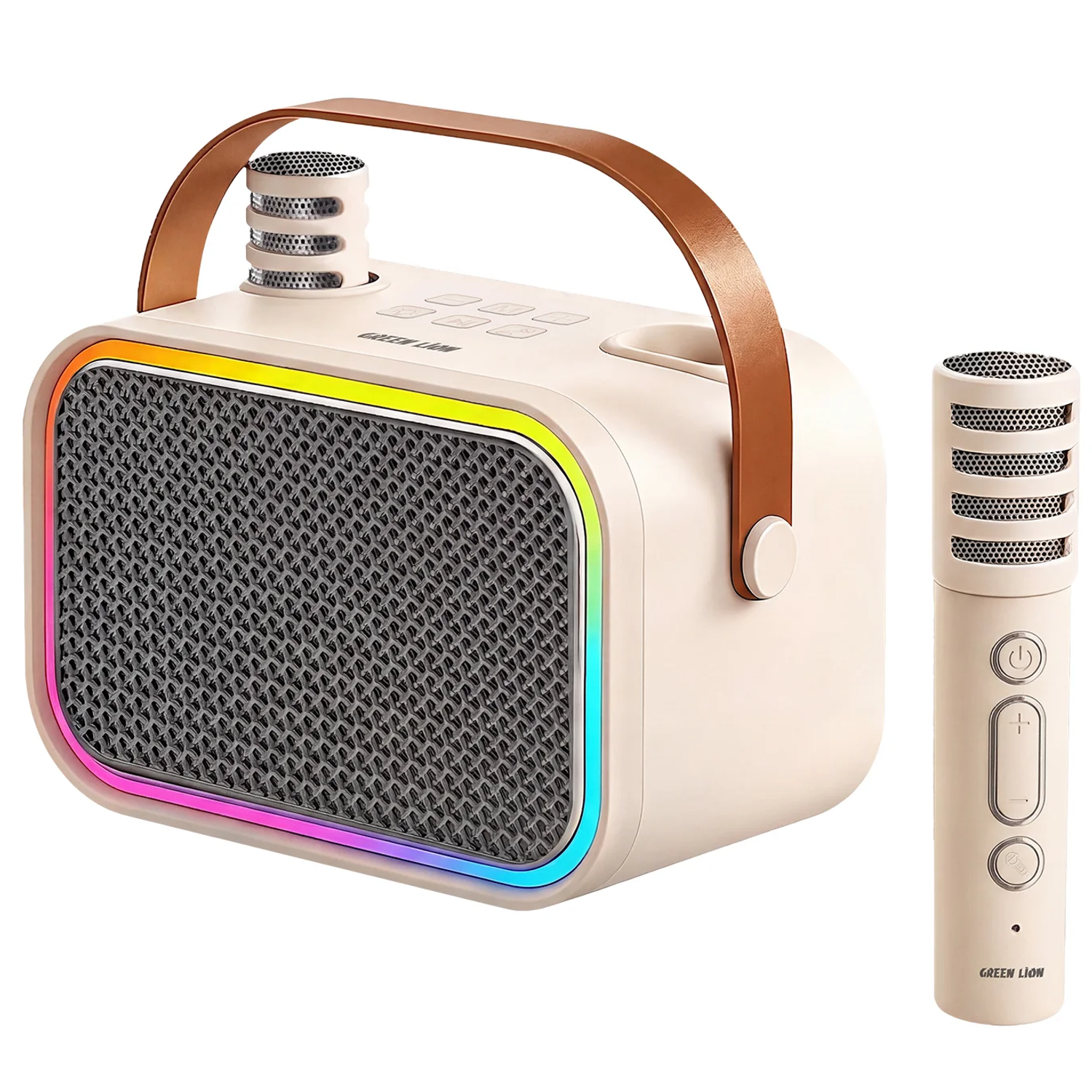 Pico Kids Karaoke Speaker, 6Hrs Playtime, Bluetooth V5.3 - Beige Pico Kids Karaoke Speaker, 6Hrs Playtime, Bluetooth V5.3 - Beige - تصویر 1