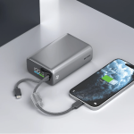 Power Bank IBIZA GNIBPXA5P20GY - 20000mAh 45W, Grey - تصویر 2