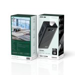Portable Power Station, 22500mAh Capacity, 150W Output, PD65W Bidirectional Fast Charging - Black - تصویر 3
