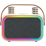 Pico Kids Karaoke Speaker, 6Hrs Playtime, Bluetooth V5.3 - Beige - تصویر 5