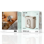 Waist Fan PF-26 - Portable Clip, Cream - تصویر 4