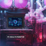 PC Temp Monitor PDX537 - 3.5" IPS Display, USB-C - تصویر 5