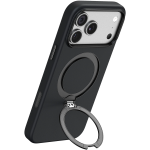 Kenton MagSafe Leather Case with Ring Kickstand for iPhone 18 Pro Max/17 Pro Max - Black - تصویر 4