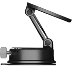 GX-90 MagSafe Suction Car Phone Holder, Strong N52 Magnets, 3-Axis Flexible Rotation - Black - تصویر 6