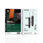 2-in-1 USB-C OTG & Holder - 240W Support, Black - تصویر 5