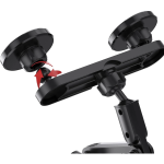 Dual Phone Holder with Cup Mount - Magsafe Compatible, Black - تصویر 2