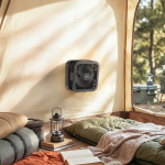 Solar Trio Fan GNPF24SOLFNBK - Fan, Light & Power Bank, Black - تصویر 2