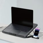 Gaming Laptop Cooling Pad PDXF5CPBK - 8 Fans, Phone Slot, Black - تصویر 2