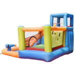 Joy Land Inflatable Bounce House with Water Slide, Trampoline & Ball Pit, 60s Inflation, Blower Included, 3.1x2.8x2.1m - Multicolor - تصویر 12