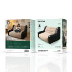 Inflatable Sofa GMT-6 - Double Seater, Black - تصویر 4