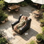 Inflatable Sofa GMT-7 - Single Seater, Black - تصویر 2