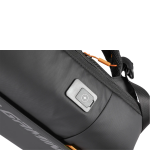 Laptop Backpack PDX533 - Water-Resistant PU, USB-C Port, Black/Orange - تصویر 15