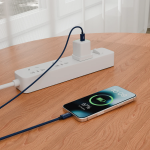 USB-A to Lightning Cable GNCER1MA2LBL - Ceramic Shell, Blue, 1m - تصویر 2