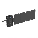 5-Panel Solar Power Bank GNSOL5PN30BK, 30000mAh, Solar 20W Charging - Black - تصویر 6
