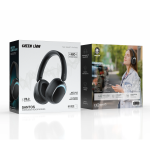 Wireless Headphones Santos GNSANTANCBK - ANC, Black - تصویر 3