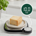 Digital Kitchen Scale, 5 kg/11 lbs Max Capacity, Mutli-Unit Support - Silver - تصویر 4