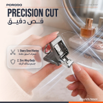 NETA Pocket-Size Nail Clipper with Keychain Ring, Ultra-Sharp Blades, Built-in Nail File - Gray - تصویر 2