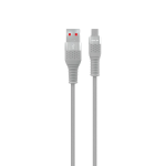 USB-A to Micro Braided Cable GN1MBRCA2MGY - 10W, Grey