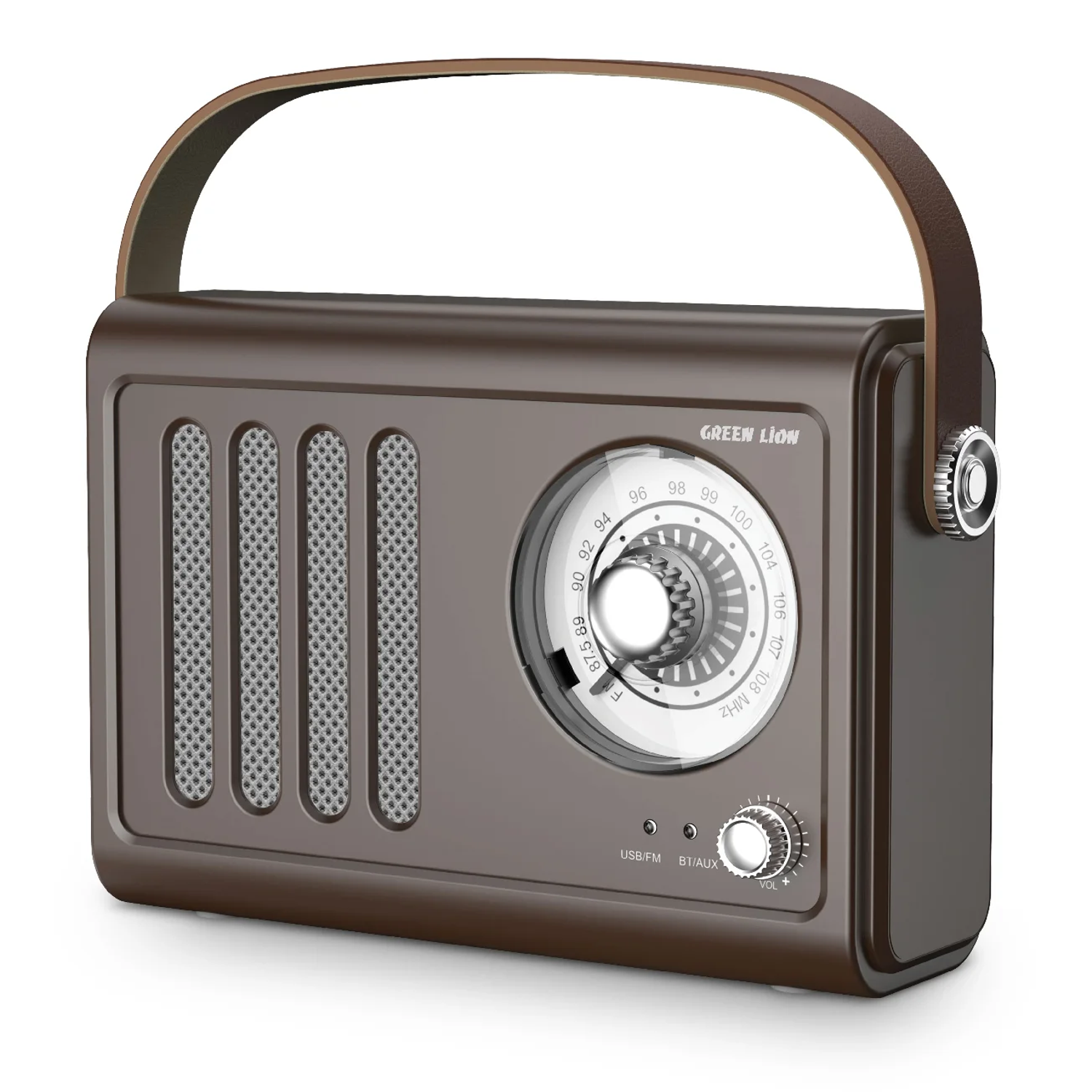 Vintage Radio Speaker GNVINRDSPKBR - Bluetooth 5.3, Brown Vintage Radio Speaker GNVINRDSPKBR - Bluetooth 5.3, Brown - تصویر 1
