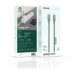 USB-C to USB-C Cable GNBR60C2CGY - 60W, Grey - تصویر 3