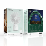 Rechargeable Fan FARO GNPF20FRFANWH - 2400mAh, White - تصویر 4