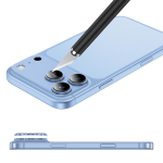 iPhone 18 Pro Camera Lens Protector, Anti-Glare, 9H Tempered Glass - Blue - تصویر 2