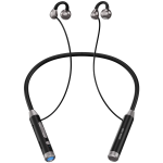 Clip Fit OWS Neckband Earbuds, 30 Hours Playtime, Bluetooth V5.4, TF Card Playback, Built-In Flashlight - Black - تصویر 3