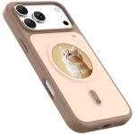 Smart Display Case with 1.85" IPS Screen & Rear-Camera Live Preview for iPhone 18 Pro Max/17 Pro Max - Brown - تصویر 6