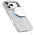 TROPEZ MagSafe Case with Metal Kickstand for iPhone 18/17 Pro Max - Silver - تصویر 4