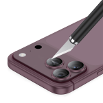 HD Plus Camera Lens Protector for iPhone 18 Pro/Pro Max - Anti Glare, Burgundy - تصویر 3